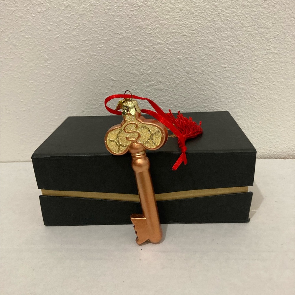 Christmas Ornament Noble Gems By Kurt Adler Santa’s Magical Key Ornament